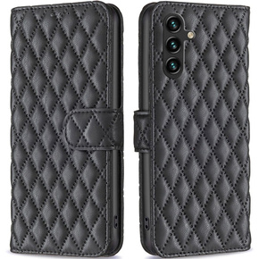 Калъф с капак за Samsung Galaxy A15, Wallet, BINFEN COLOR, черен