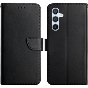 Калъф с капак за Samsung Galaxy A25 5G, Split Leather Wallet, черен