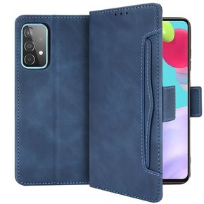 Калъф с капак за Samsung Galaxy A52 / A52s, Card Slot, син