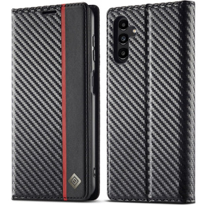 Калъф с капак за Samsung Galaxy A54 5G, Carbon LC.IMEEKE, черен