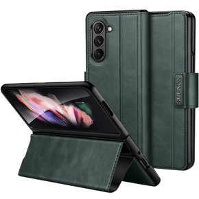 Калъф с капак за Samsung Galaxy Z Fold5 5G, Wallet, тъмносин