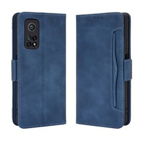 Калъф с капак за Xiaomi Mi 10T 5G/10T Pro 5G, Card Slot, син