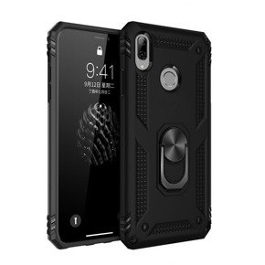 брониран калъф за Huawei P20 Lite, Nox Case Ring, черен