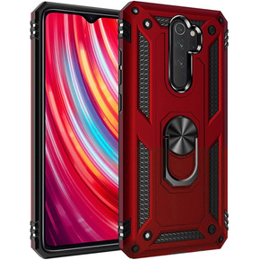 брониран калъф за Xiaomi Redmi Note 8 Pro, Nox Case Ring, червен