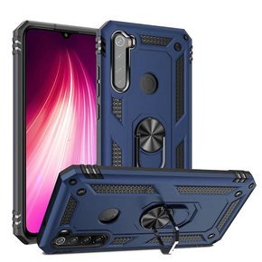 брониран калъф за Xiaomi Redmi Note 8T, Nox Case Ring, тъмносин