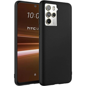 тънък калъф за HTC U23 Pro, Slim, черен