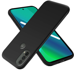 тънък калъф за Motorola Moto E40/E30/E20, Slim, черен