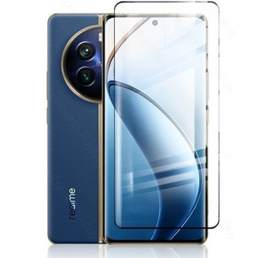 3D закалено стъкло за Realme 12 Pro 5G / 12 Pro+ 5G, черен