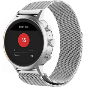 Bransoleta Milanese 18mm do Garmin Vivoactive 4S / Venu 2S, Silver