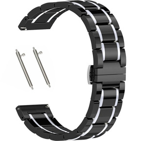 Bransoleta uniwersalna z teleskopem 22mm, Black/Silver