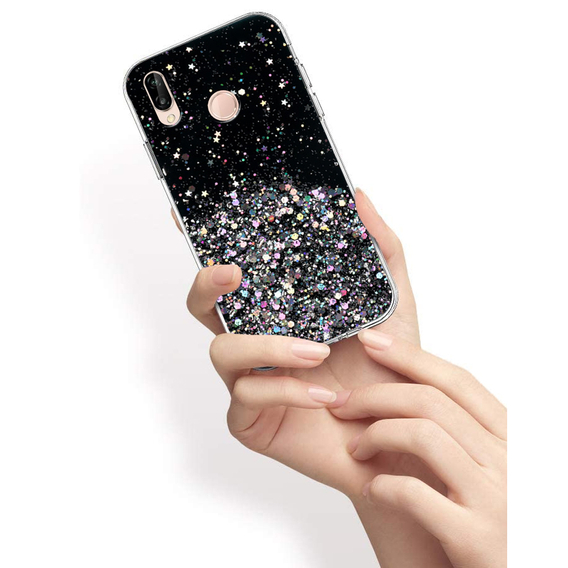 Калъфи за Huawei P20 Lite, Glittery, черен