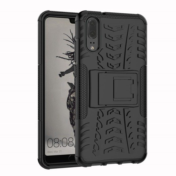 Калъфи за Huawei P20, Tire Armor, черен