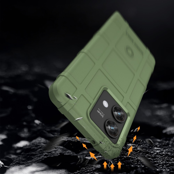 Калъфи за Motorola Edge 40 Neo, Rugged Shield, зелен