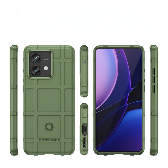 Калъфи за Motorola Edge 40 Neo, Rugged Shield, зелен