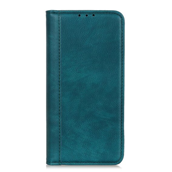 Калъфи за Motorola Edge 40 Neo, Wallet Litchi Leather, зелен