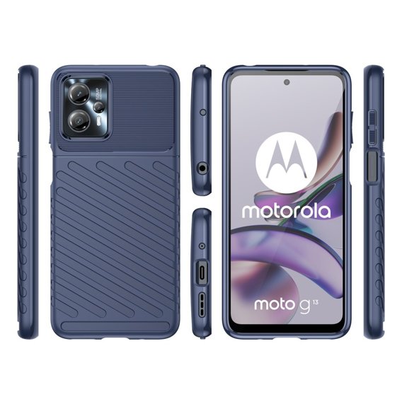 Калъфи за Motorola Moto G13 / G23, Thunder, син