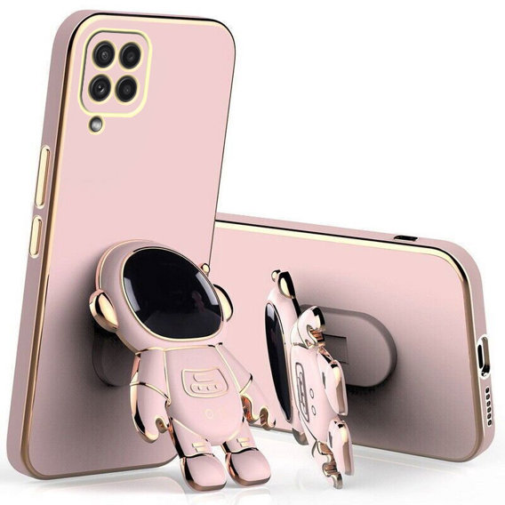 Калъфи за Samsung Galaxy A22 4G, Astronaut, розов rose gold