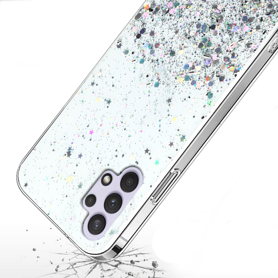 Калъфи за Samsung Galaxy A32 4G, Glittery, прозрачен