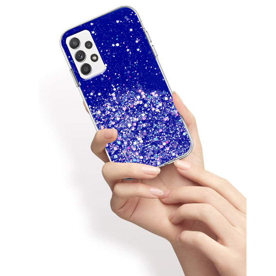 Калъфи за Samsung Galaxy A32 5G, Glittery, син