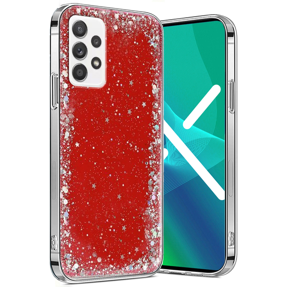 Калъфи за Samsung Galaxy A32 5G, Glittery, червен