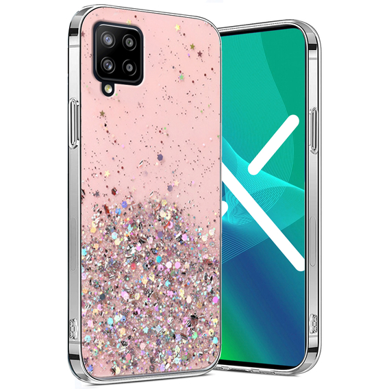 Калъфи за Samsung Galaxy A42 5G, Glittery, розов