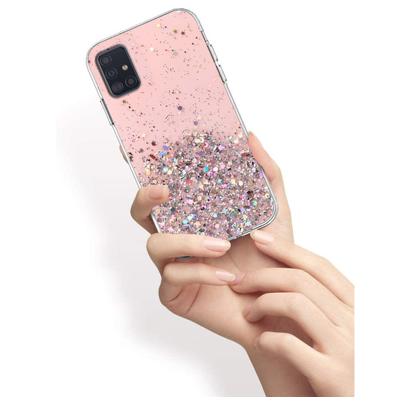 Калъфи за Samsung Galaxy A51 4G, Glittery, розов