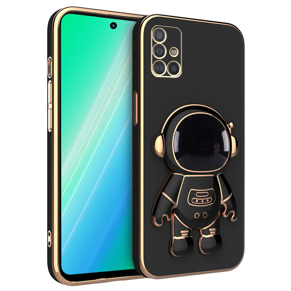 Калъфи за Samsung Galaxy A71, Astronaut, черен