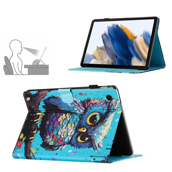 Калъфи за Samsung Galaxy Tab A9+ X210 / X215 / X216B, owl