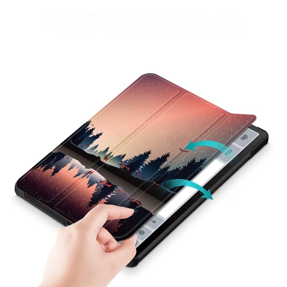 Калъфи за Samsung Galaxy Tab S9, Smartcase Hybrid Pen Slot, night