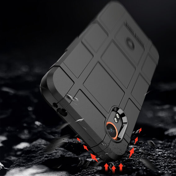 Калъфи за Samsung Galaxy Xcover 7, Rugged Shield, черен