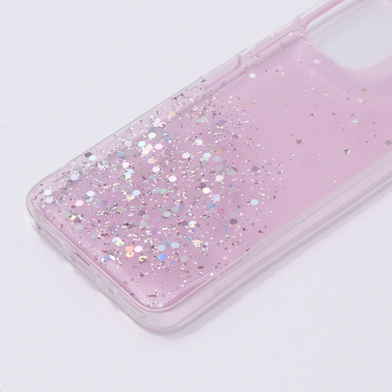 Калъфи за Xiaomi Redmi 12, Glittery, розов