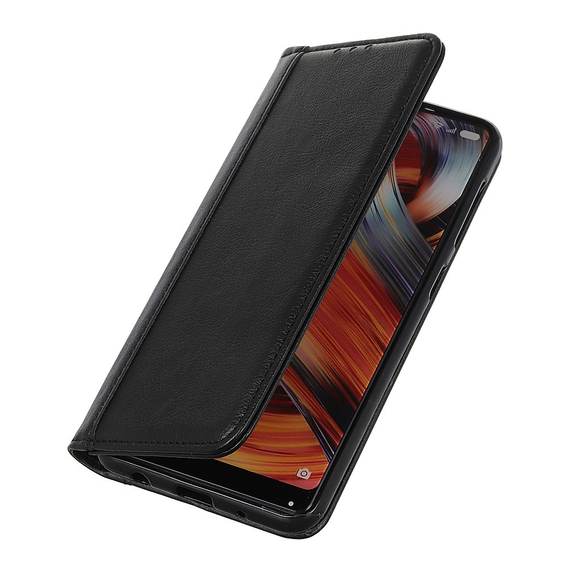 Калъфи за Xiaomi Redmi Note 13 Pro 4G, Wallet Litchi Leather, черен