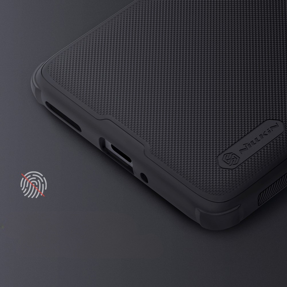 Калъфът NILLKIN за OnePlus 12 5G, Super Frosted Shield Case, черен