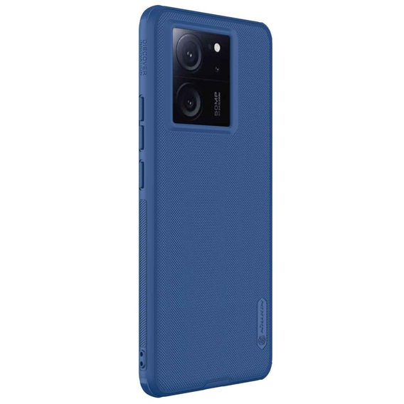 Калъфът NILLKIN за Xiaomi 13T / 13T Pro, Super Frosted Shield Case, син