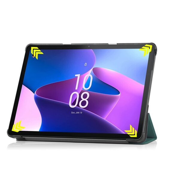 Калъф за Lenovo Tab M10 10.1 Gen 3, Smartcase, зелен