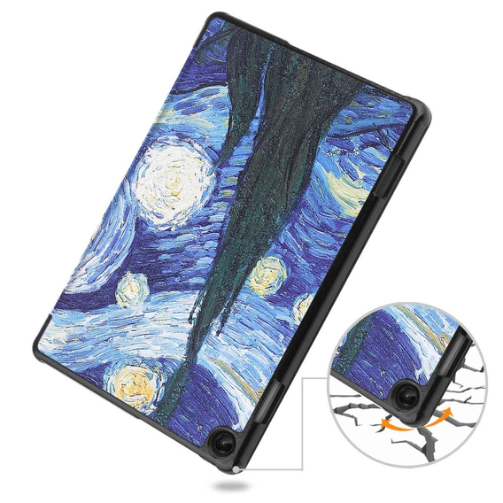 Калъф за Lenovo Tab M10 10.1 Gen 3 TB-328FU/TB-328XU, Smartcase, oil painting