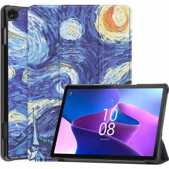 Калъф за Lenovo Tab M10 10.1 Gen 3 TB-328FU/TB-328XU, Smartcase, oil painting