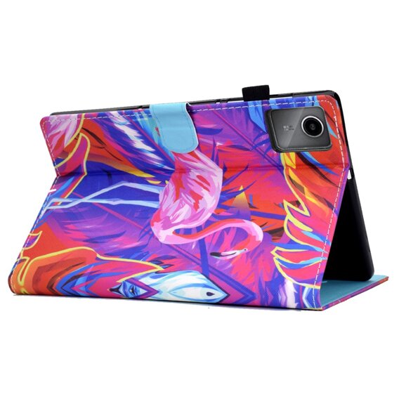 Калъф за Lenovo Tab M11, с капак, flamingo