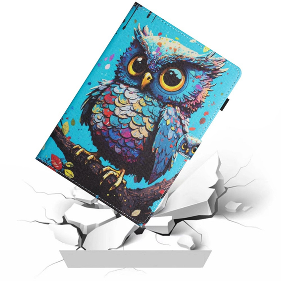 Калъф за Lenovo Tab M11, с капак, owl