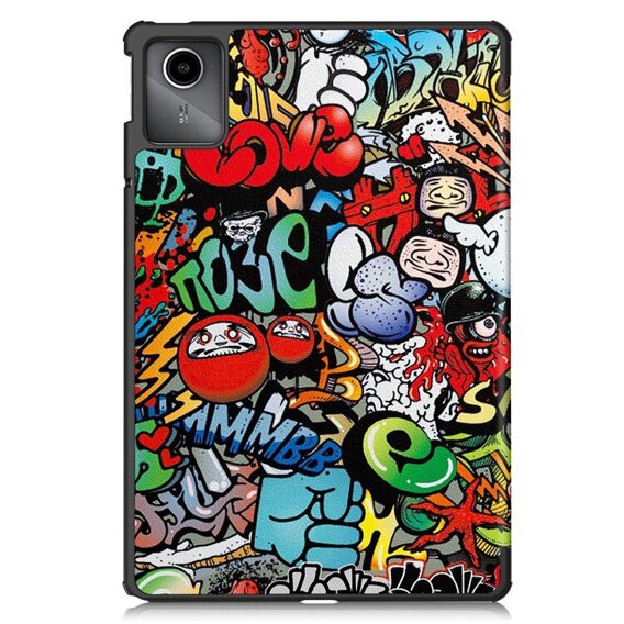 Калъф за Lenovo Tab M11, Smartcase, graffiti