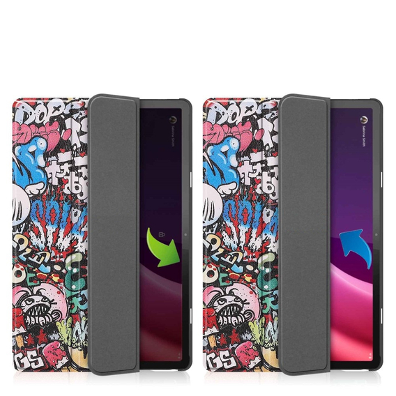 Калъф за Lenovo Tab P11 Gen 2 TB350FU TB350XU 11.5", Smartcase, graffiti