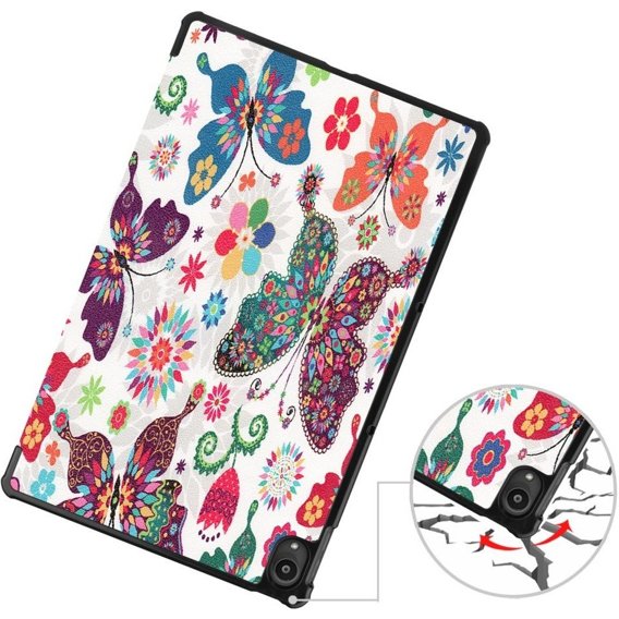 Калъф за Lenovo Tab P11 TB-J606F, Smartcase, Butterfly