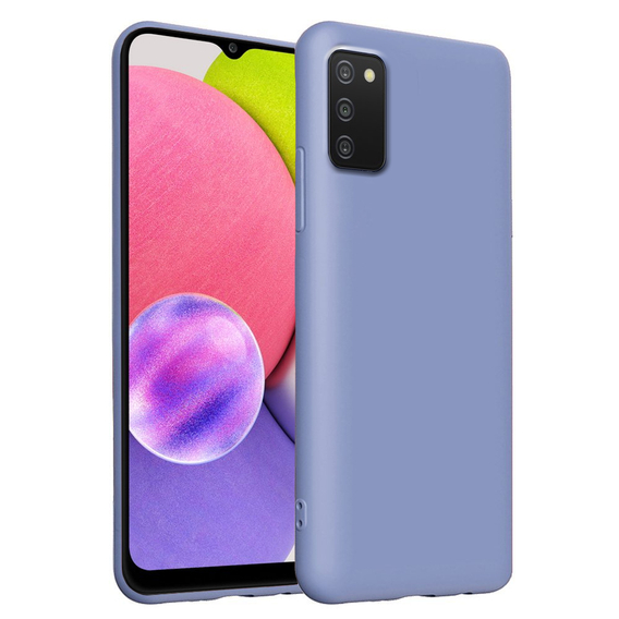 Калъф за Samsung Galaxy A03S, Silicone Lite, син