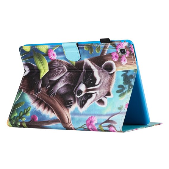 Калъф за Samsung Galaxy Tab A7 Lite, с капак, raccoon