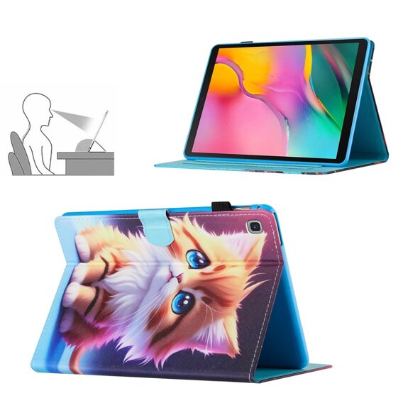 Калъф за Samsung Galaxy Tab S6 Lite 2022 / 2020, с капак, cat