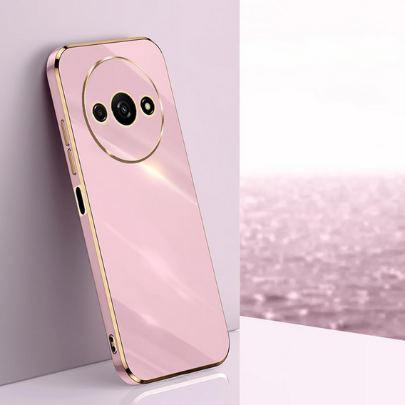 Калъф за Xiaomi Redmi A3, Glamour CamShield, лилав