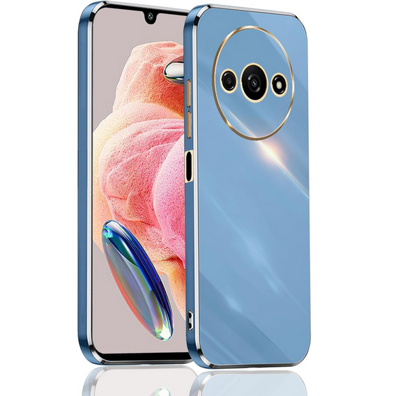 Калъф за Xiaomi Redmi A3, Glamour CamShield, син