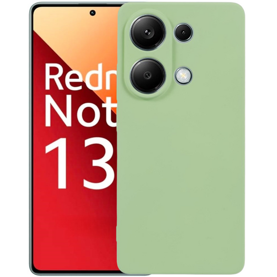 Калъф за Xiaomi Redmi Note 13 Pro 4G, Silicone Lite, зелен