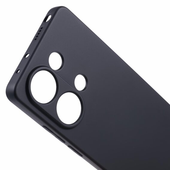 Калъф за Xiaomi Redmi Note 13 Pro 4G, Silicone Lite, черен