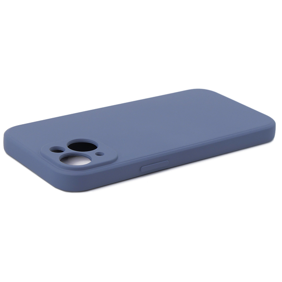 Калъф за iPhone 15 Plus, Silicone Lite, сив